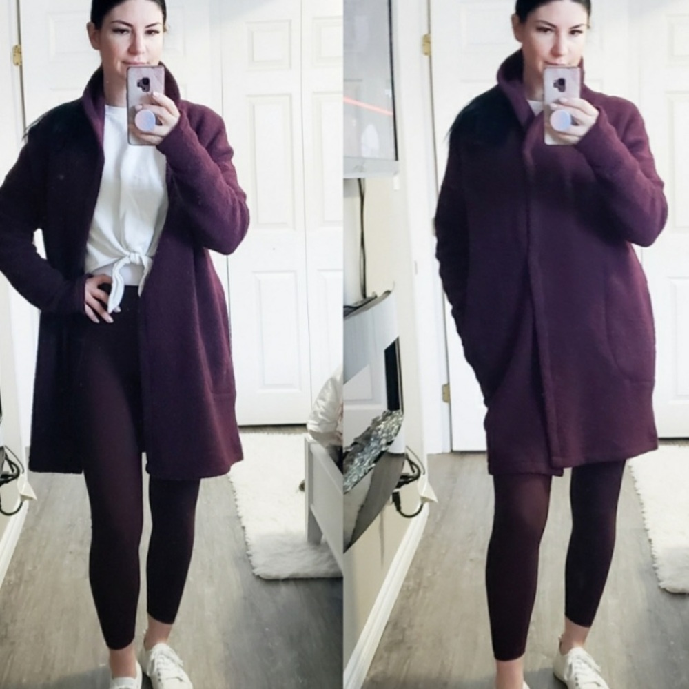Lululemon * Sincerely Sherpa Wrap Jacket Sz M
